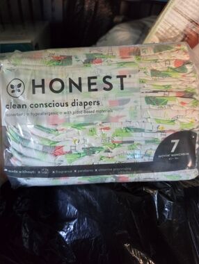 HONEST Clean Conscious Diapers Size 7 -